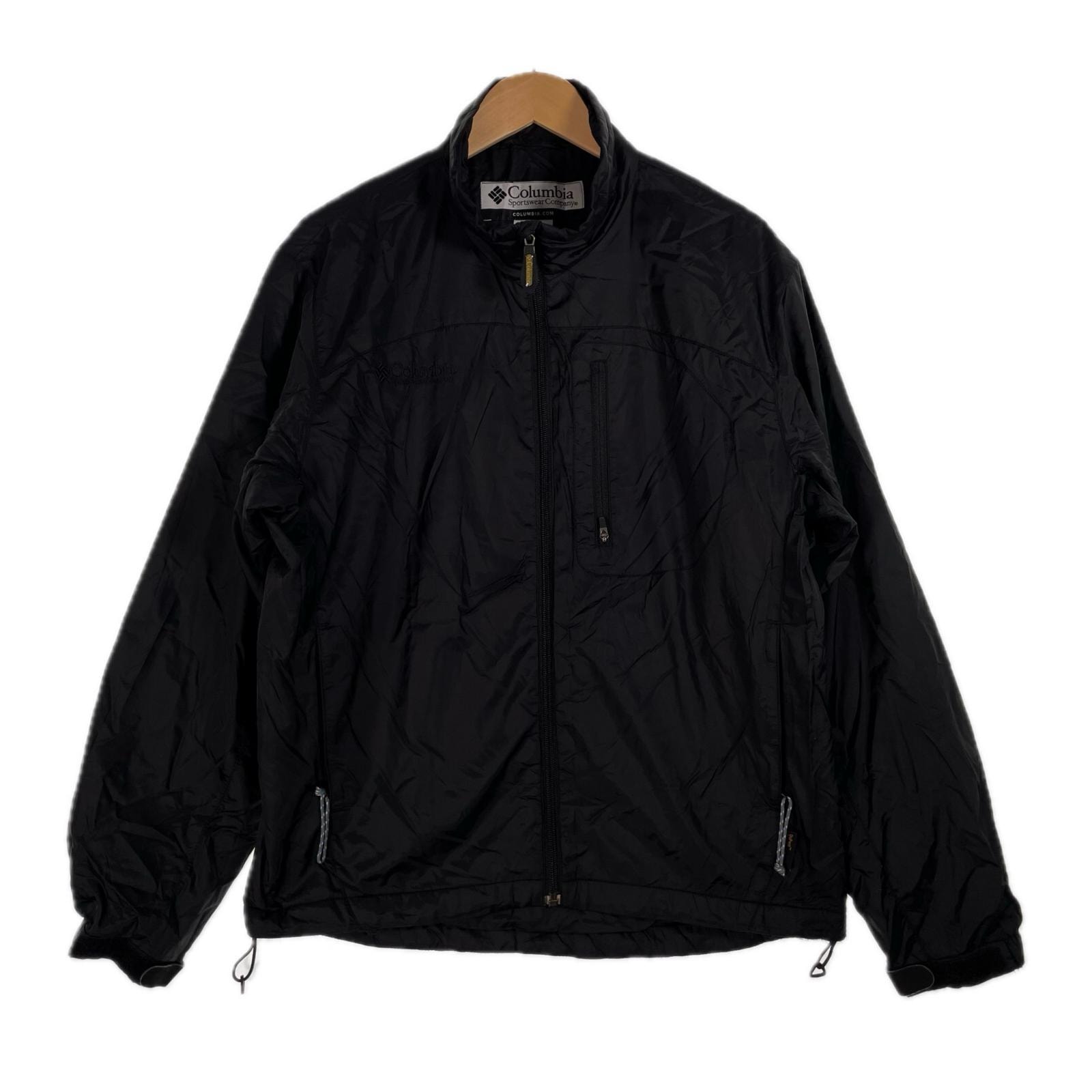 Columbia コロンビア 無地 秋冬 AW ナイロンジャケット ナイロン/ナイロン ブラック メンズ S【古着】【中古】