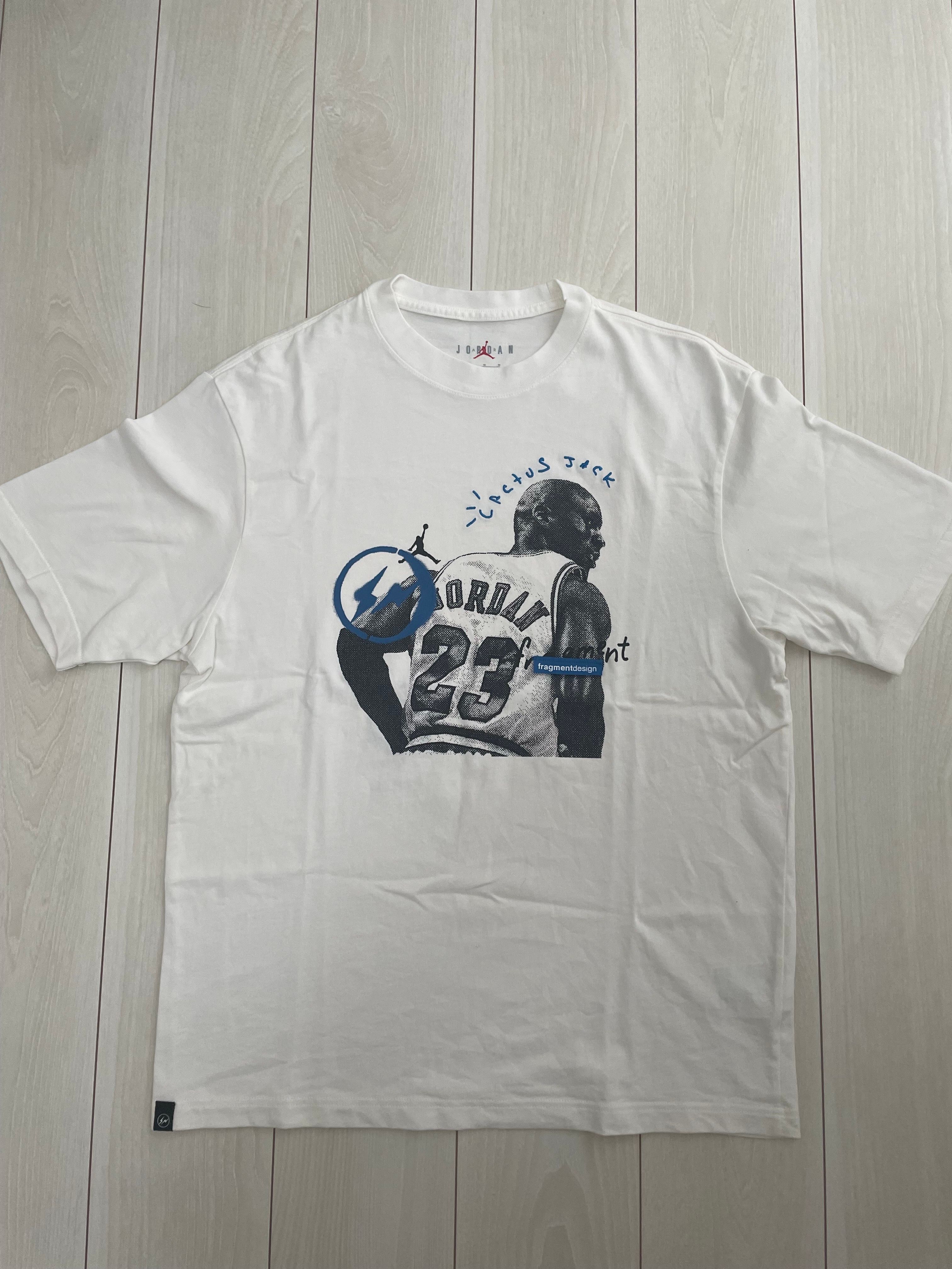 Air Jordan Travis Scott Fragment Tee "White"