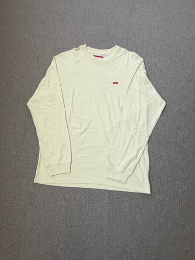 Supreme Small Box L/S Tee "Light Tan"(24SS)
