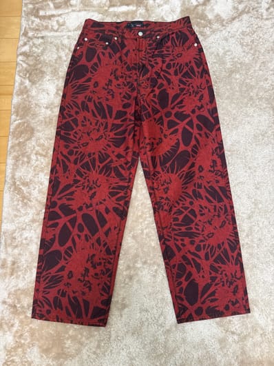 Supreme x Y's by Yohji Yamamoto Baggy Jean "Overdyed Red"