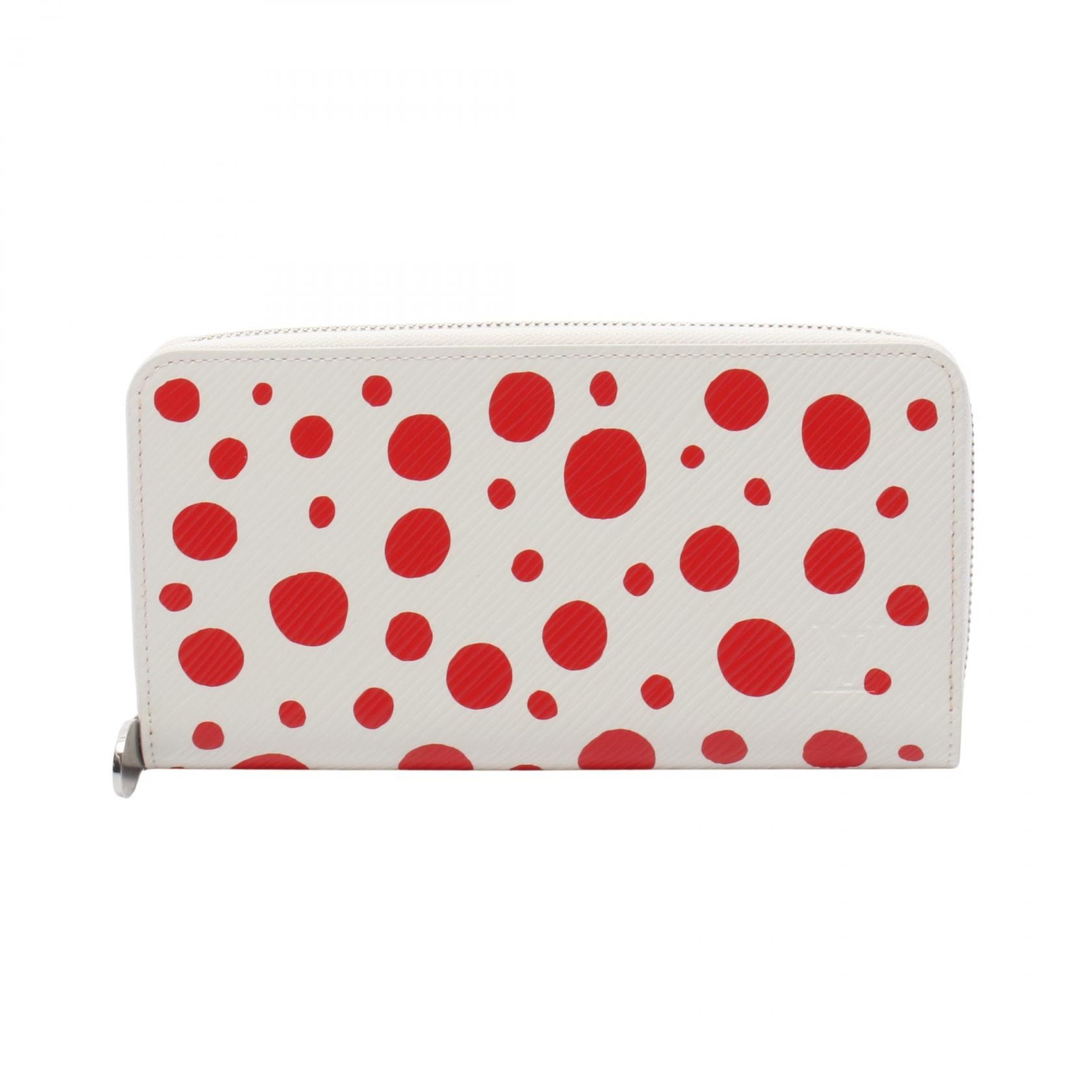 Louis Vuitton x Yayoi Kusama ZippyWallet Epi Leather Infinity Dots Japan Exclusive "Rouge Blanc"