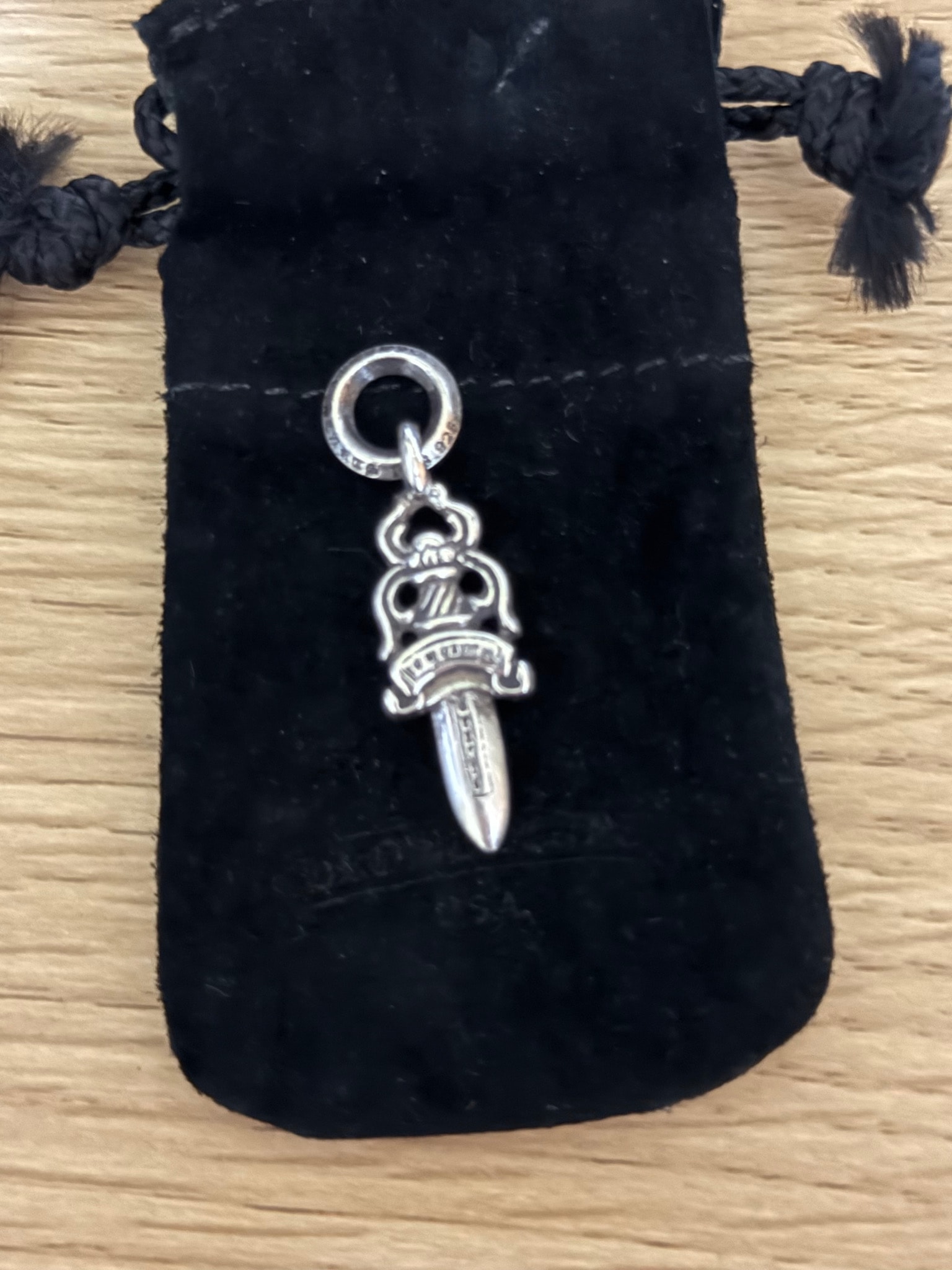 Chrome Hearts #5 Dagger Charm "Silver"