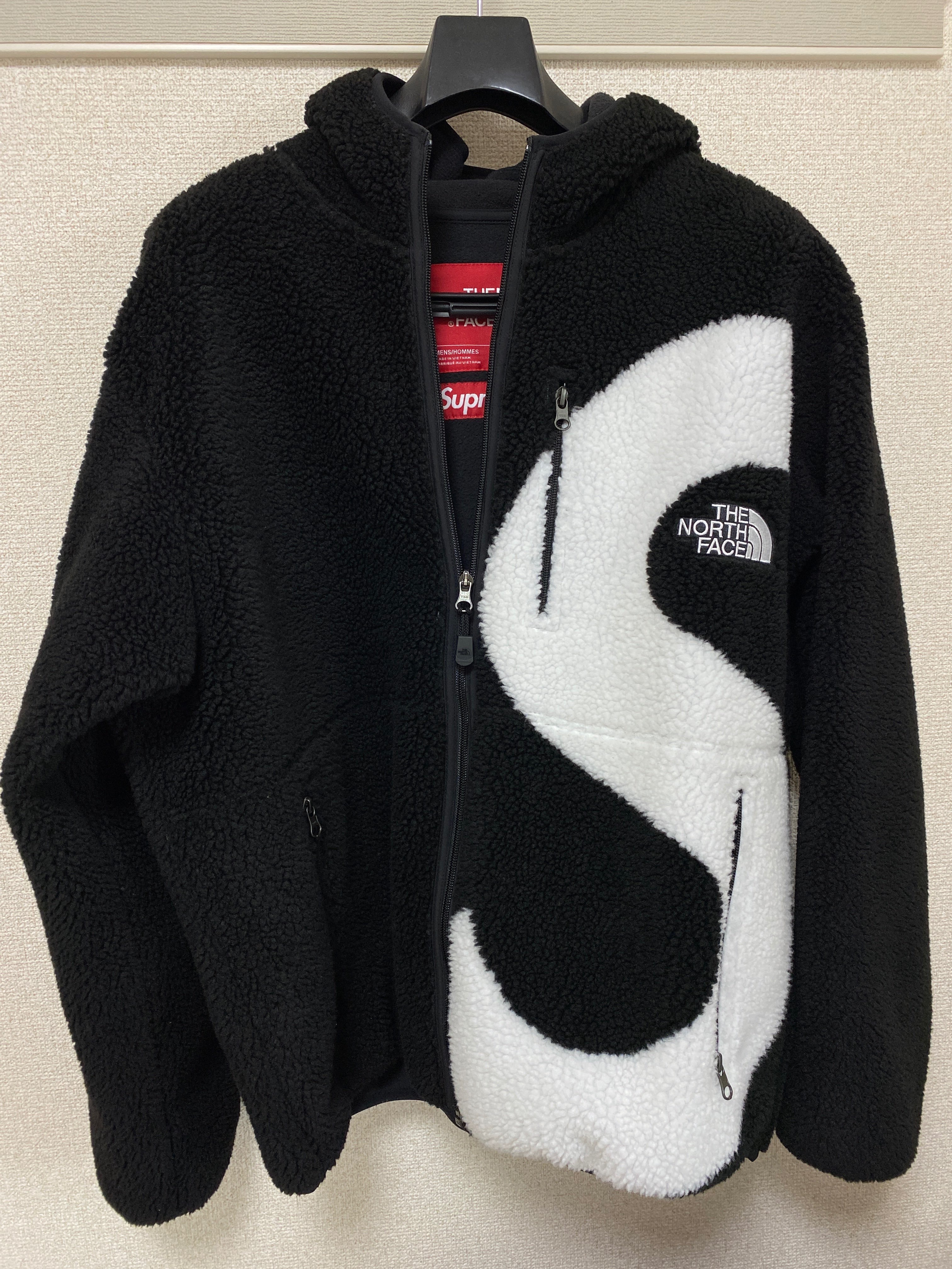 Supreme x The North Face S Logo Hooded Fleece Jacket "Black"