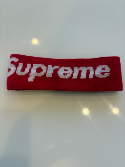 Supreme / New Era® Big Logo Headband "Red"