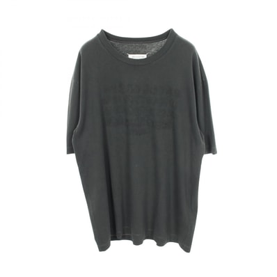 メゾン マルジェラ Maison Margiela ロゴ刺繍 半袖Tシャツ 衣料品 トップス コットン メンズ グレー系 【中古】