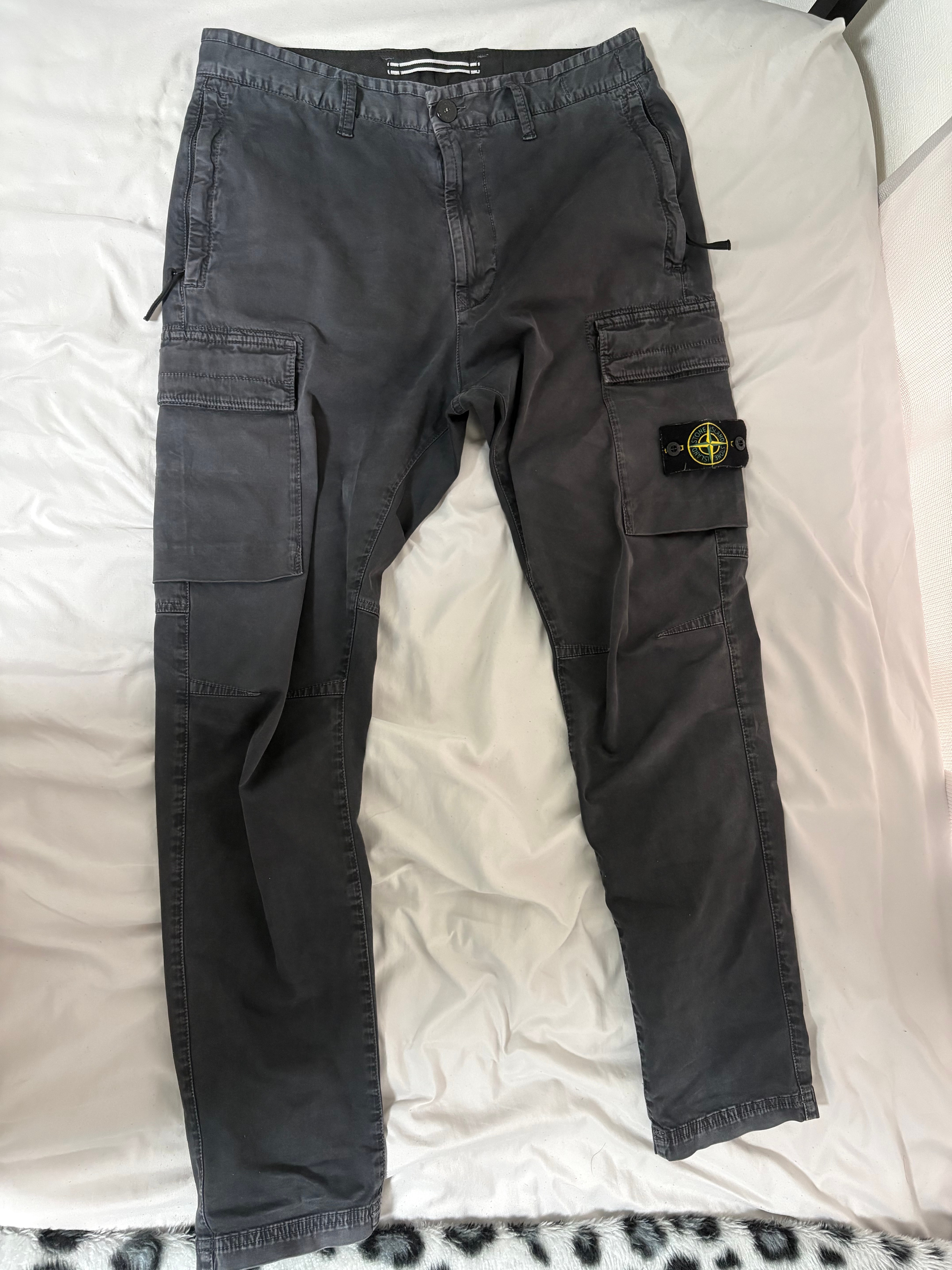 C (やや傷や汚れあり)】STONE ISLAND Garment Dyed STRETCH COTTON