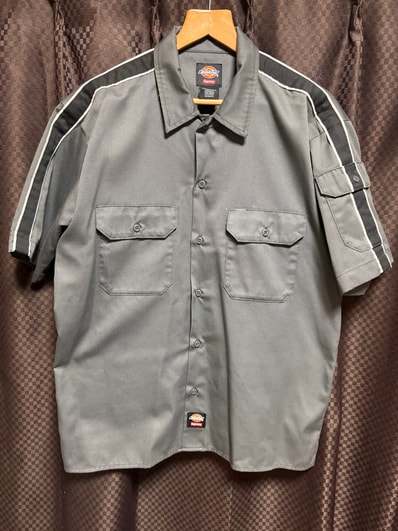Supreme x Dickies Stripe S/S Work Shirt "Charcoal"