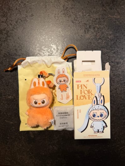 POP MART THE MONSTERS (LABUBU) Pin for Love Series-Vinyl Plush Pendant (A-M) J