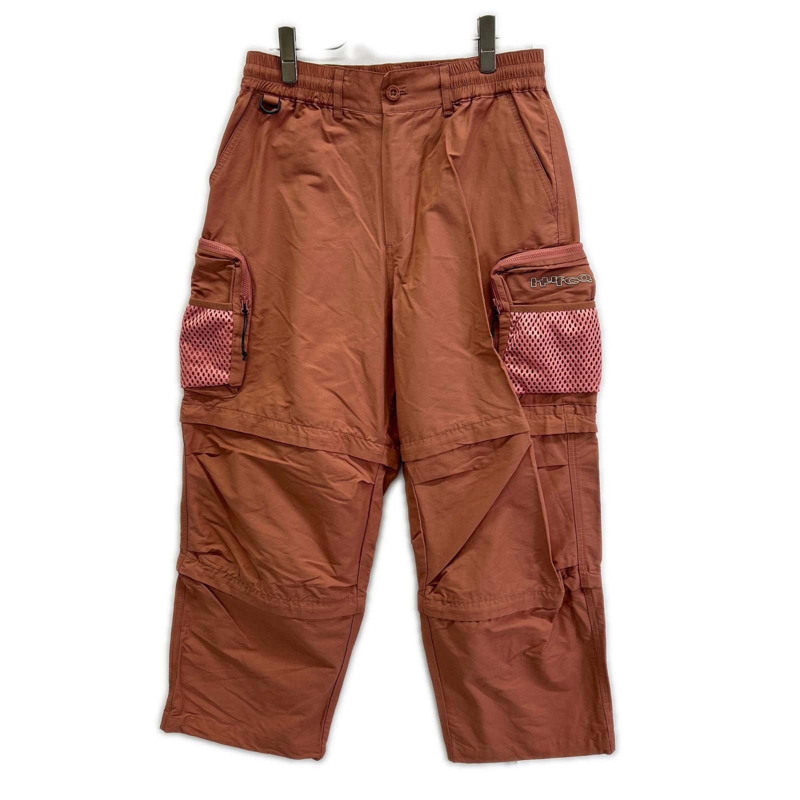 ハフ 24SS ピンク ロゴ カーゴパンツ