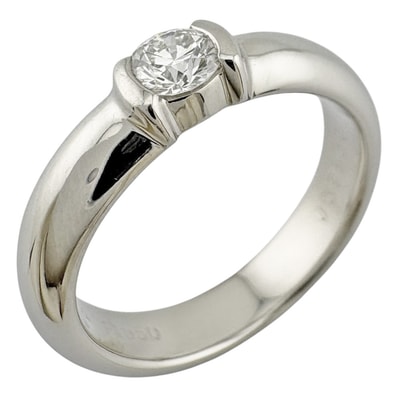 ティファニー ドッツソリティア リング 指輪 6.5号 Pt950プラチナ ダイヤモンド レディース TIFFANY&Co. 中古