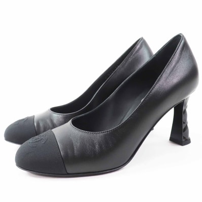 美品 シャネル
パンプス ブラック レディース 36 G40154