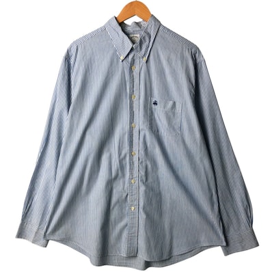 古着 ブルックスブラザーズ Brooks Brothers 1818 REGENT 長袖 ボタンダウンストライプシャツ メンズXL相当/eaa591251