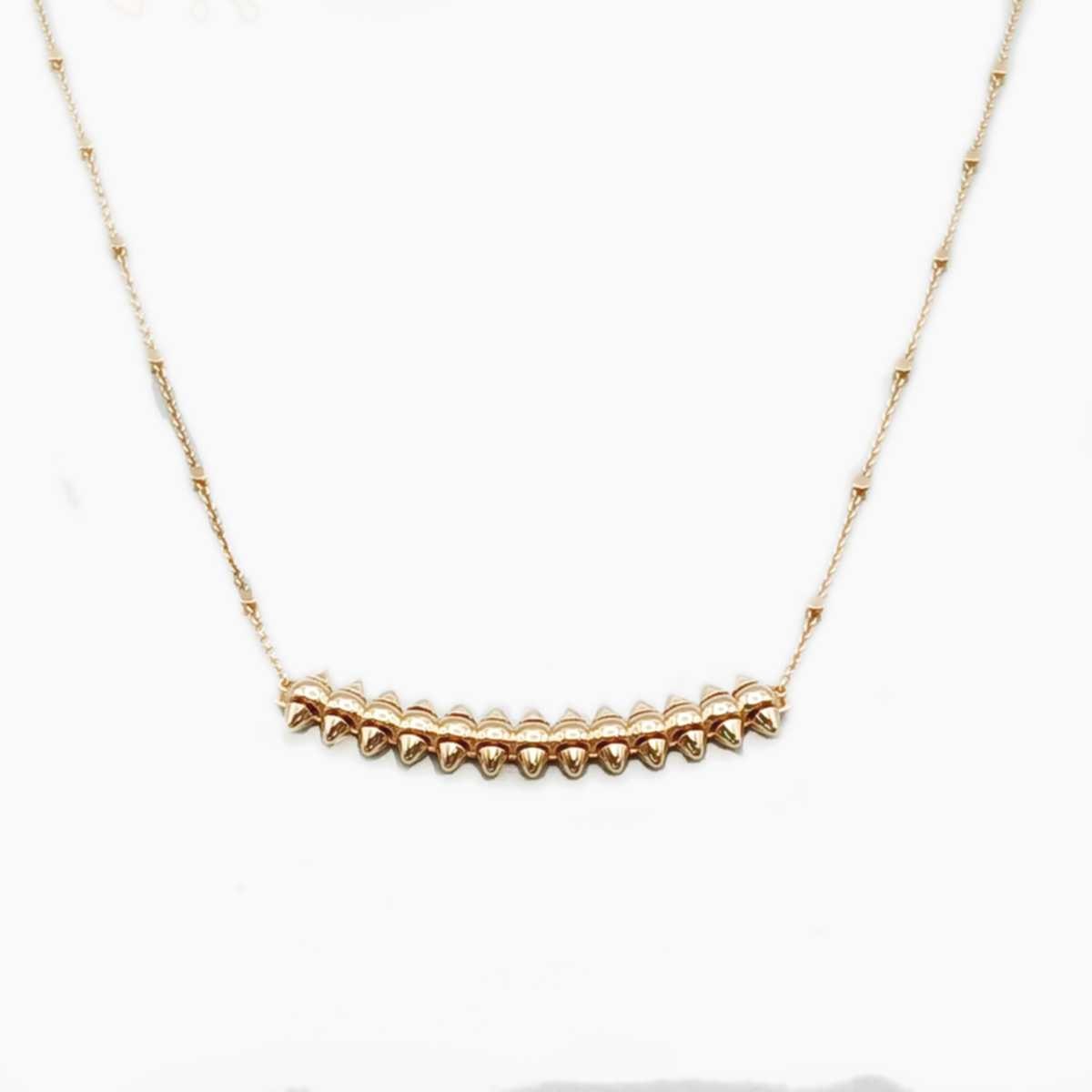 CARTIER カルティエ クラッシュ ドゥ カルティエ ネックレス SM 750YG ネックレス B7225048 K18イエローゴールド イエローゴールド レディース【中古】