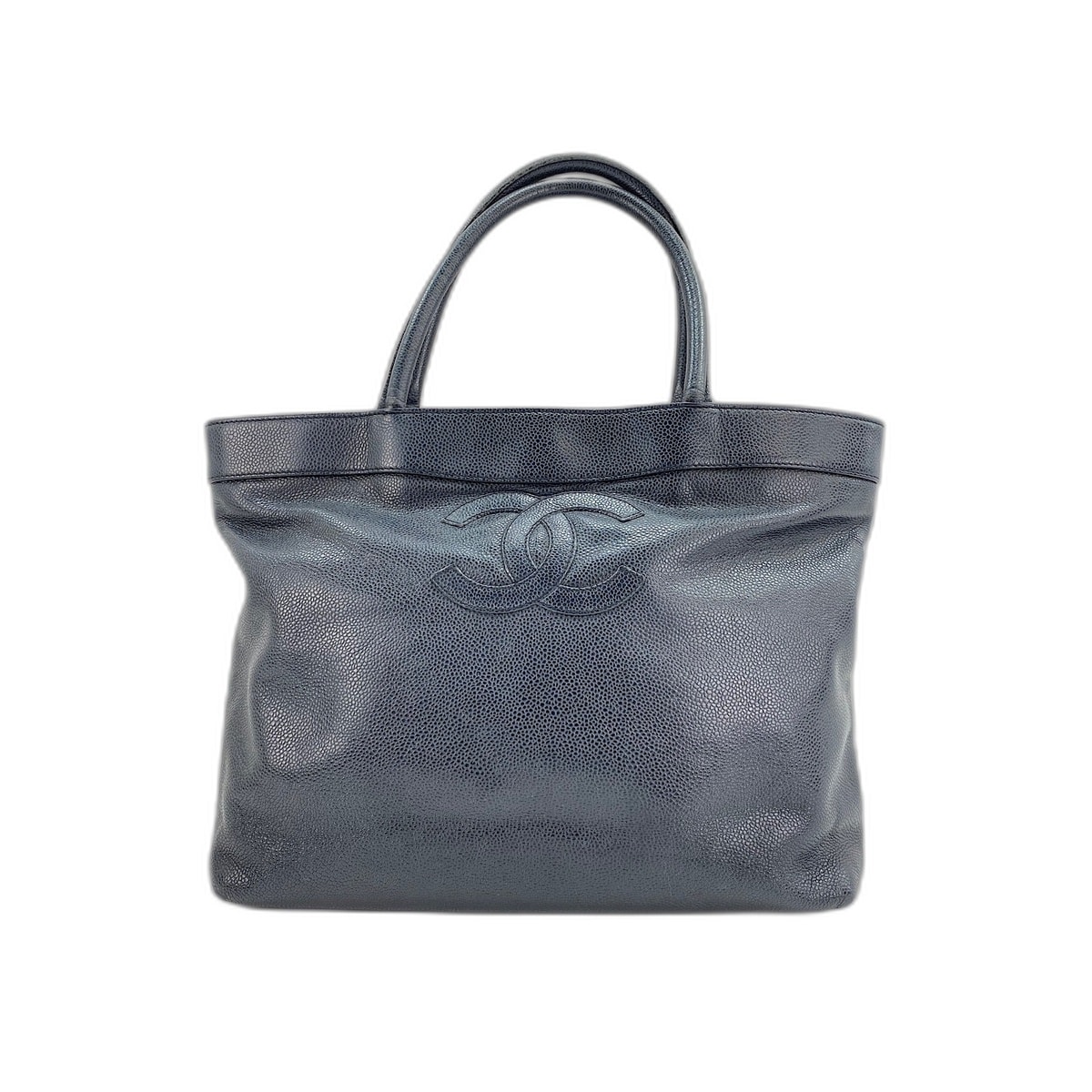シャネル CHANEL キャビアスキン トートバッグ【中古】