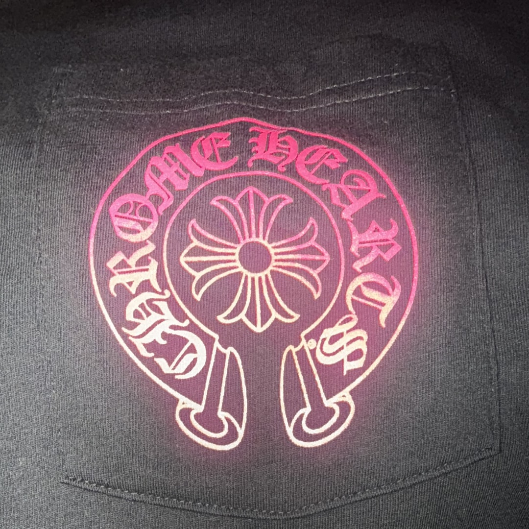 Chrome Hearts Horse Shoe Logo Pocket T-Shirt "Black"