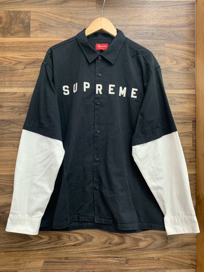 Supreme 2-Tone Work Shirt "Black"