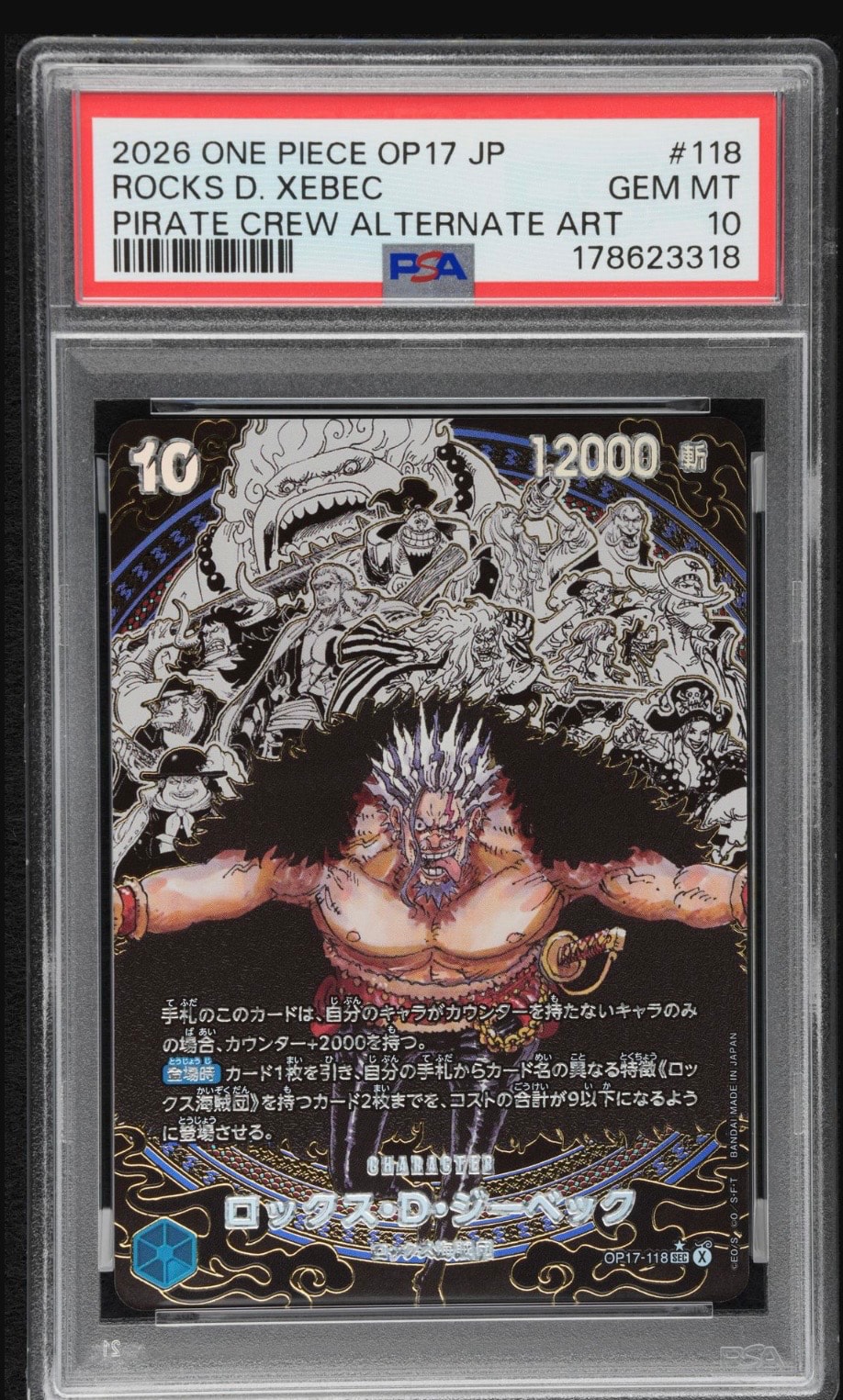 ロックス・D・ジーベック SEC-SP (コミパラ) :海賊団スーパーパラレル