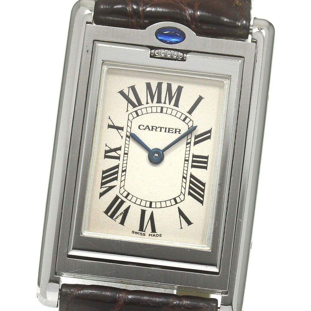 カルティエ タンクバスキュラントMM W1014558 ボーイズ 【中古】