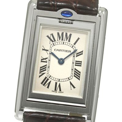 カルティエ タンクバスキュラントMM W1014558 ボーイズ 【中古】