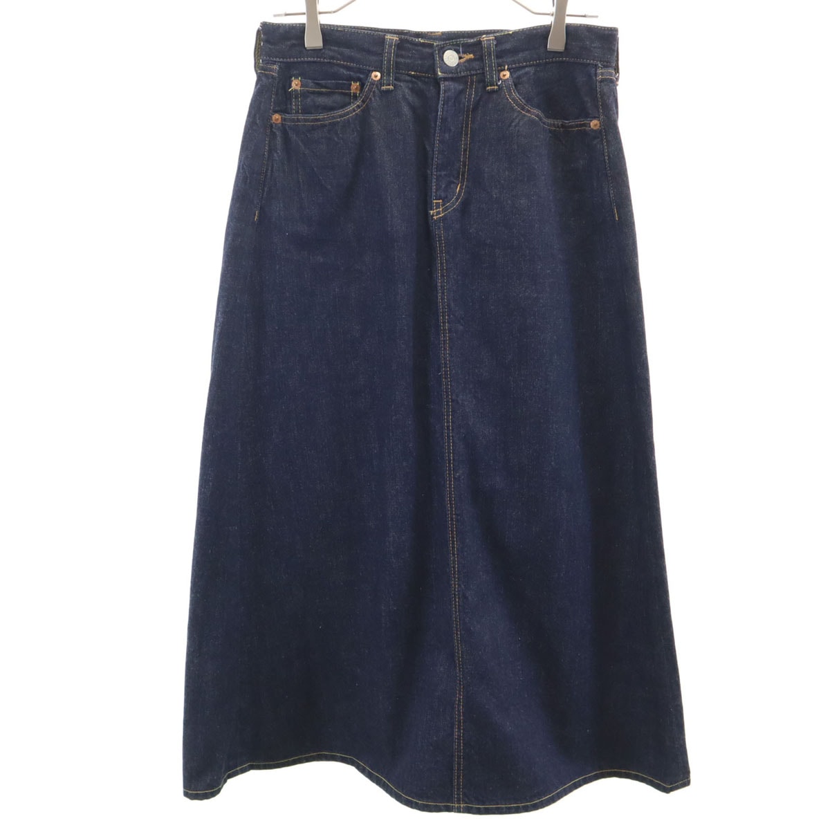 BEAMS BOY ビームスボーイ 日本製 ロング丈 デニムスカート インディゴ