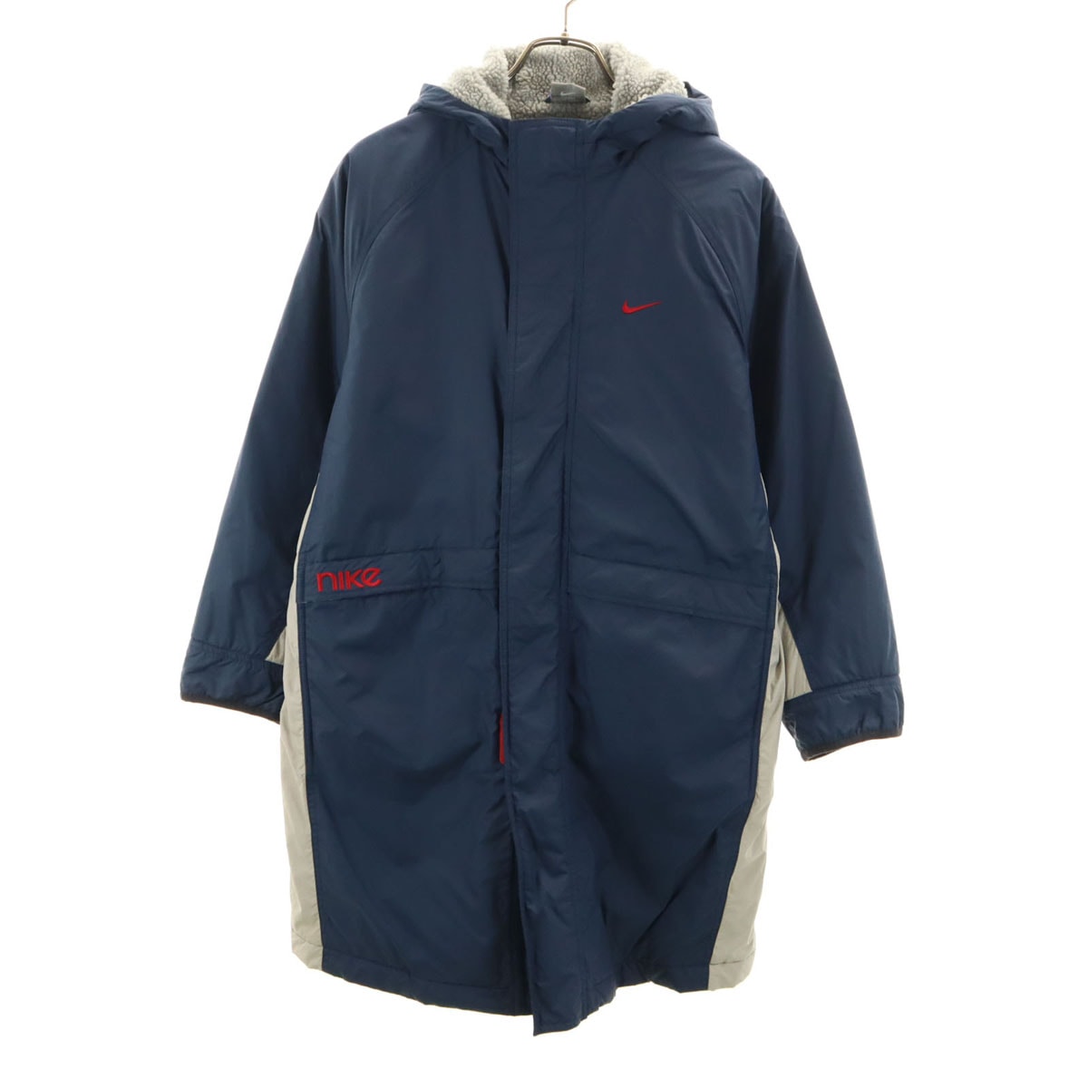 NIKE ナイキ 中綿コート M ネイビー 裏ボア