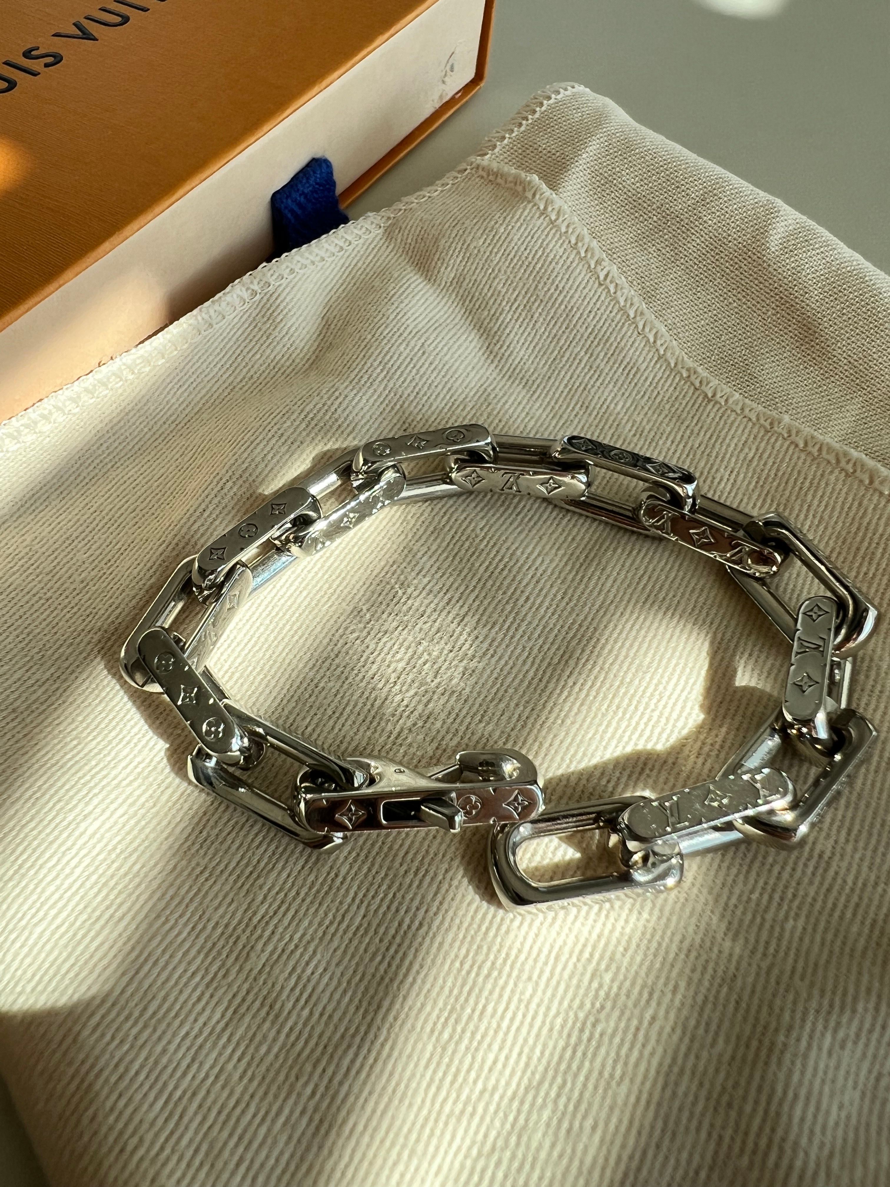 ルイヴィトン チェーン モノグラム ブレスレット 