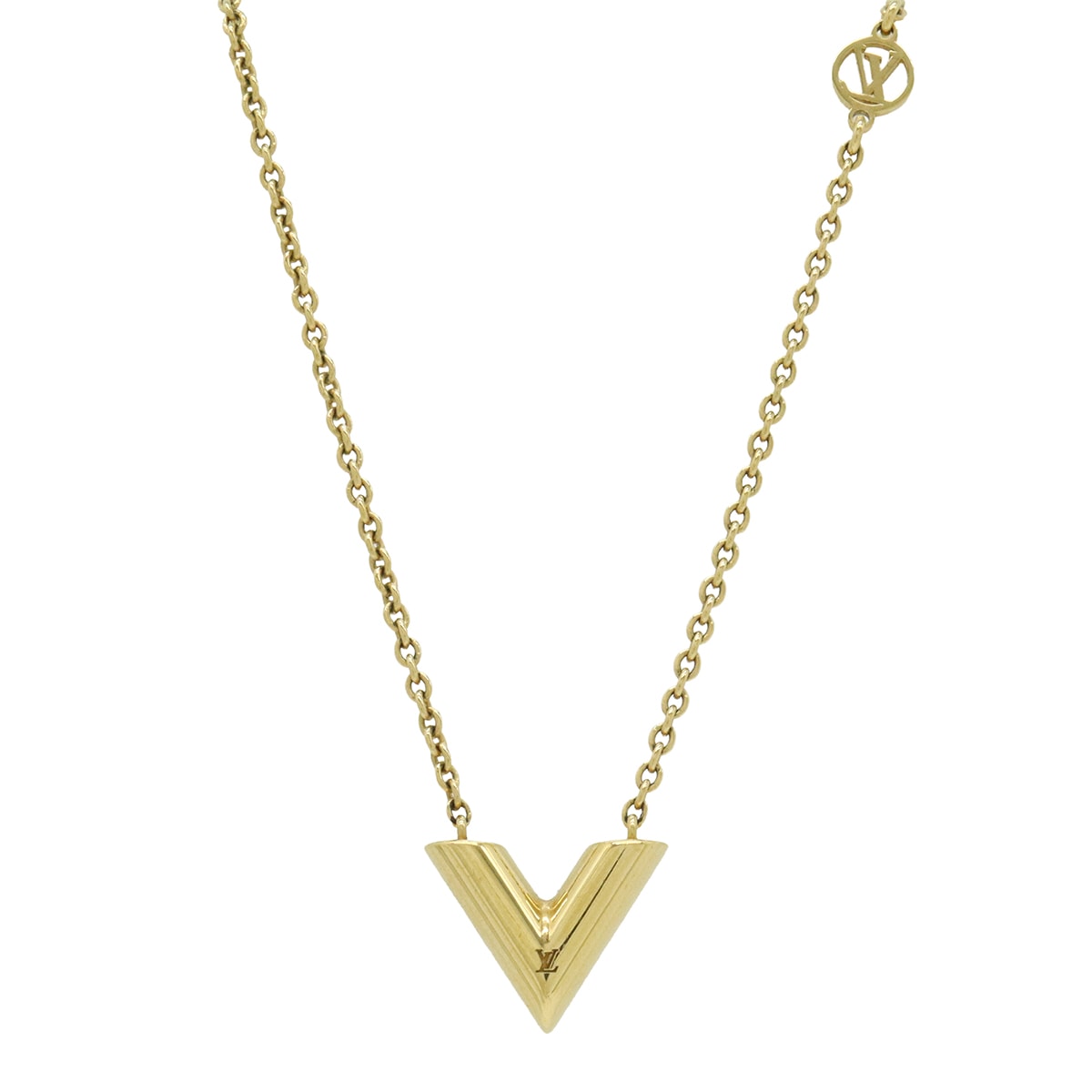 やや傷や汚れあり】ルイ・ヴィトンネックレス エセンシャルVM00857