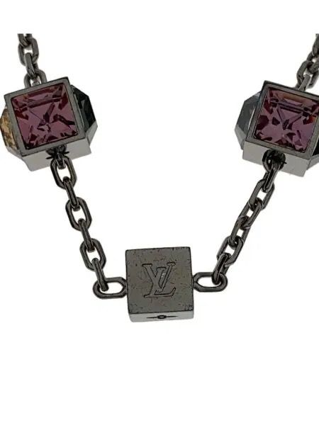 Louis Vuitton Gambling Necklace "Silver"