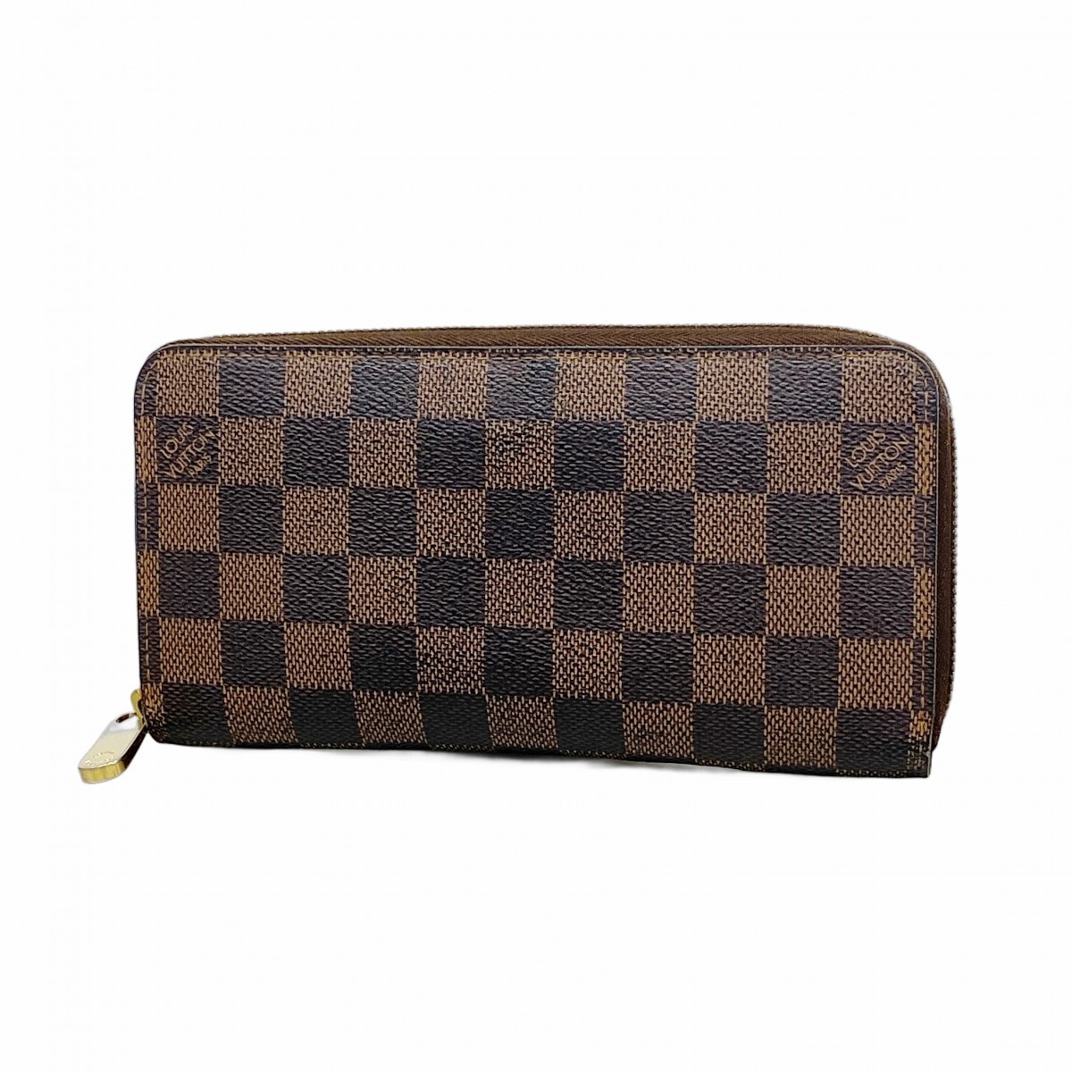 【6eb1199】ルイヴィトン 長財布 ダミエ ジッピーウォレット N60015 エベヌ【中古】メンズ レディース ユニセックス