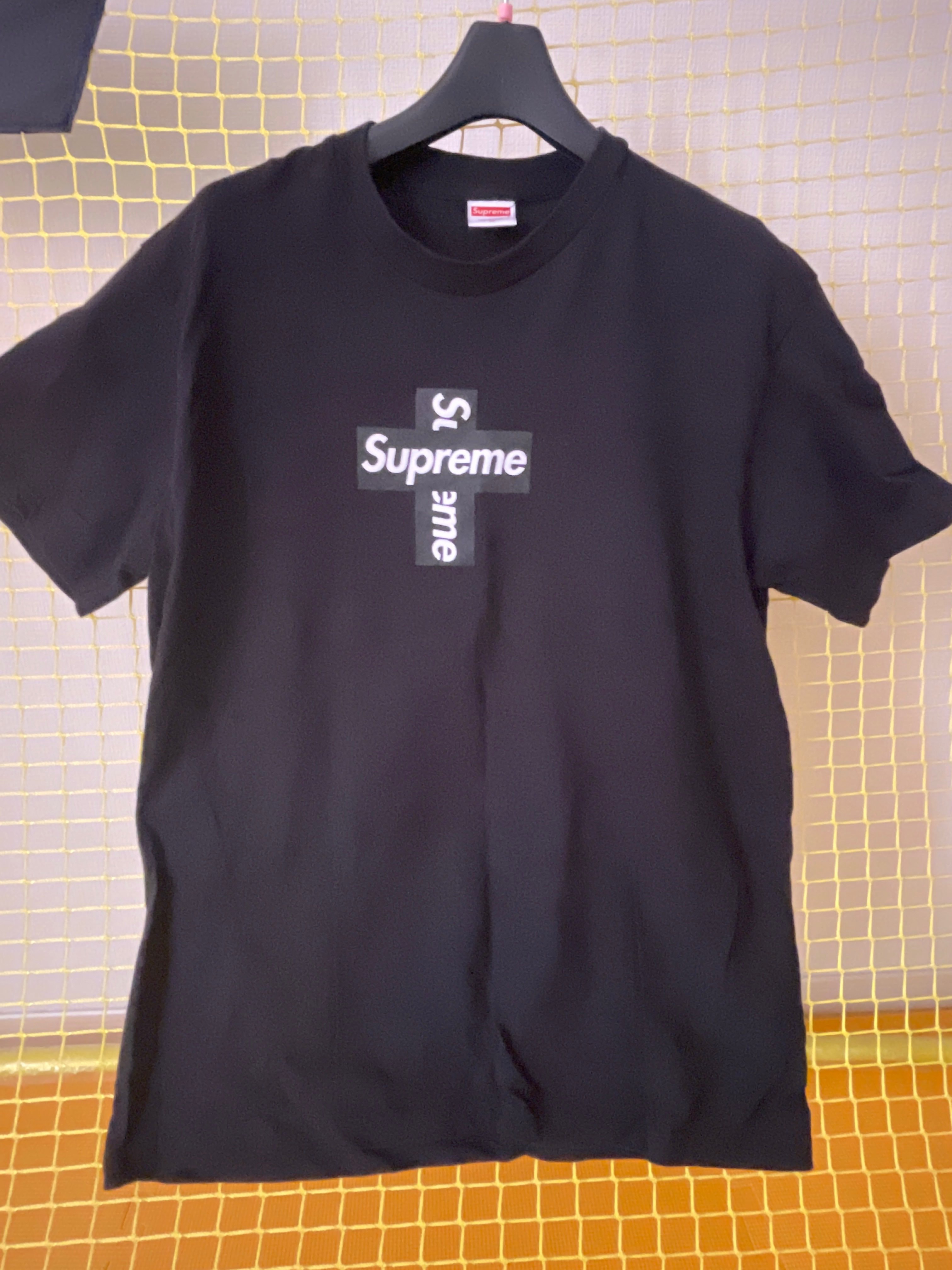 Supreme Cross Box Logo Tee "Black"
