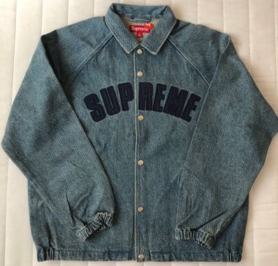 Supreme Arc Denim Coaches Jacket "Washed Indigo"