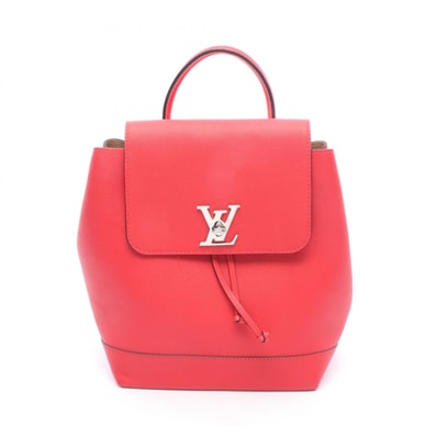 ルイ・ヴィトン LOUIS VUITTON ロックミー バックパック リュックサック バックパック バッグ レザー トリヨンレザー トリヨンレザー ルビー レディース レッド系 M41818 【中古】