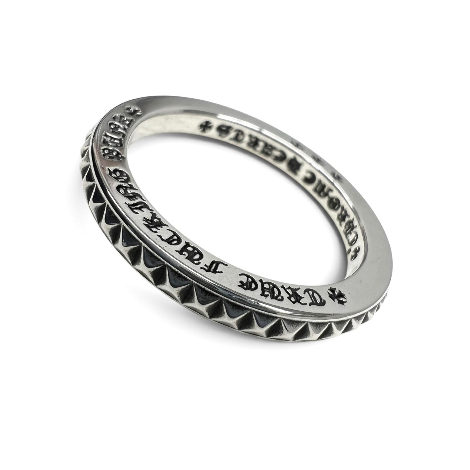 CHROME HEARTS 極美品 クロムハーツ TFP JV PNK トゥルーファッキンパンク ジュビパンク リング 指輪 21号 インボイス・袋付属 クロス ジュエリー アクセサリー クロム Aランク 中古 鑑定済 クロムリング