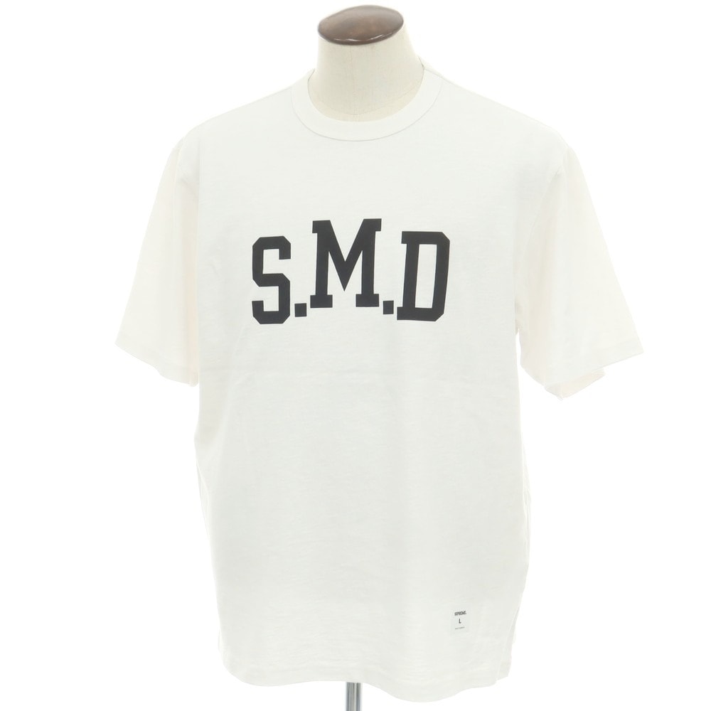 【中古】シュプリーム Supreme 2025年春夏 SMD S/S Top コットン クルーネック 半袖Tシャツ ホワイト【サイズL】【メンズ】