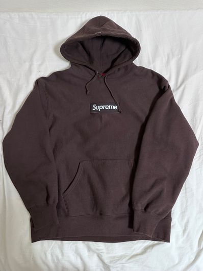 Supreme Box Logo Hooded Sweatshirt "Dark Brown" (21FW)