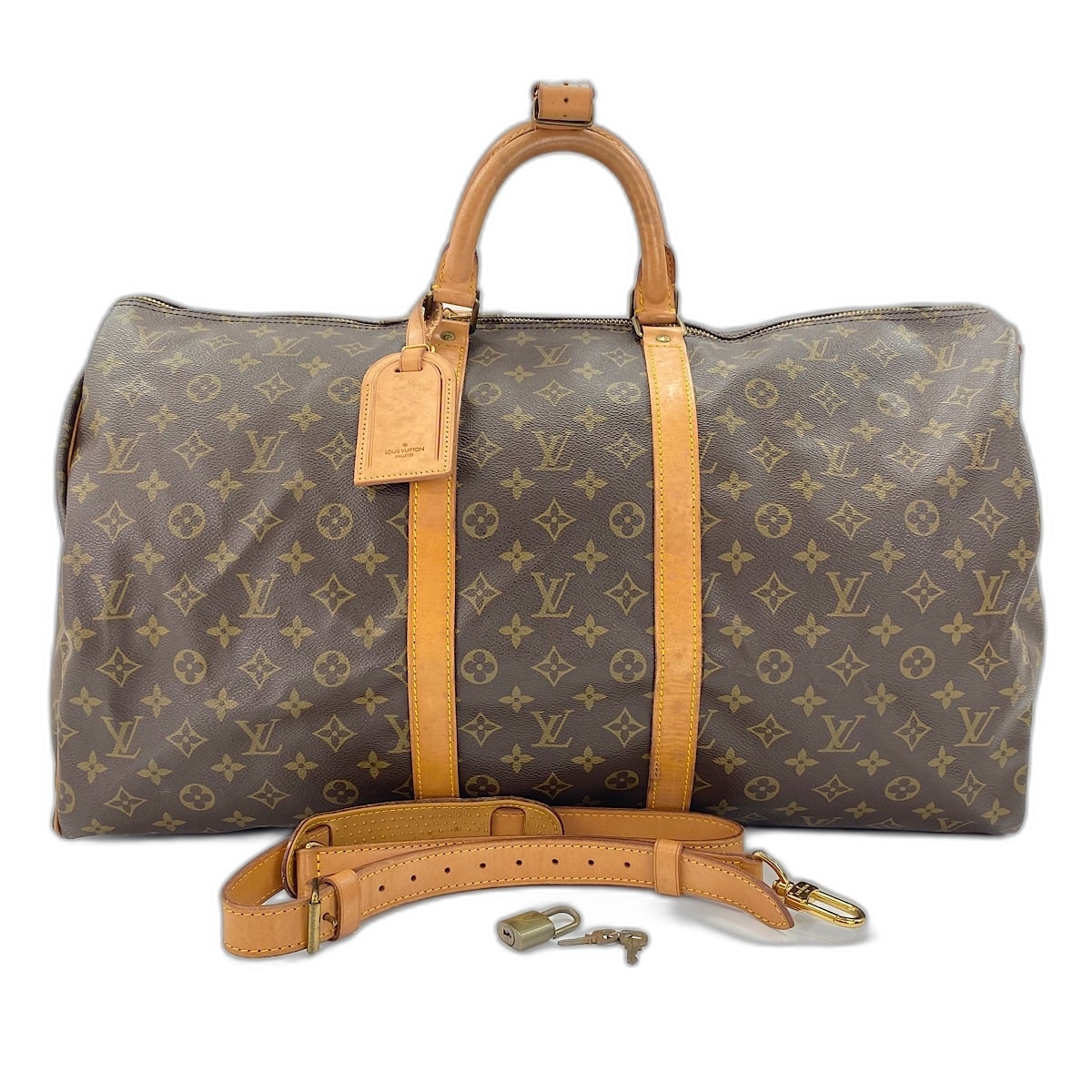 ヴィトン LV キーポル・バンドリエール 55 ボストンバッグ【中古】