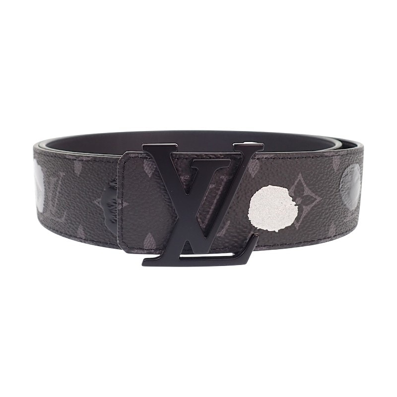 ルイヴィトン サンチュール LV×YK コラボベルト 黒【中古】【ABランク】
