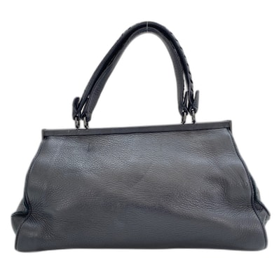ボッテガヴェネタ BOTTEGAVENETA イントレチャート ショルダーバッグ レザー【中古】
