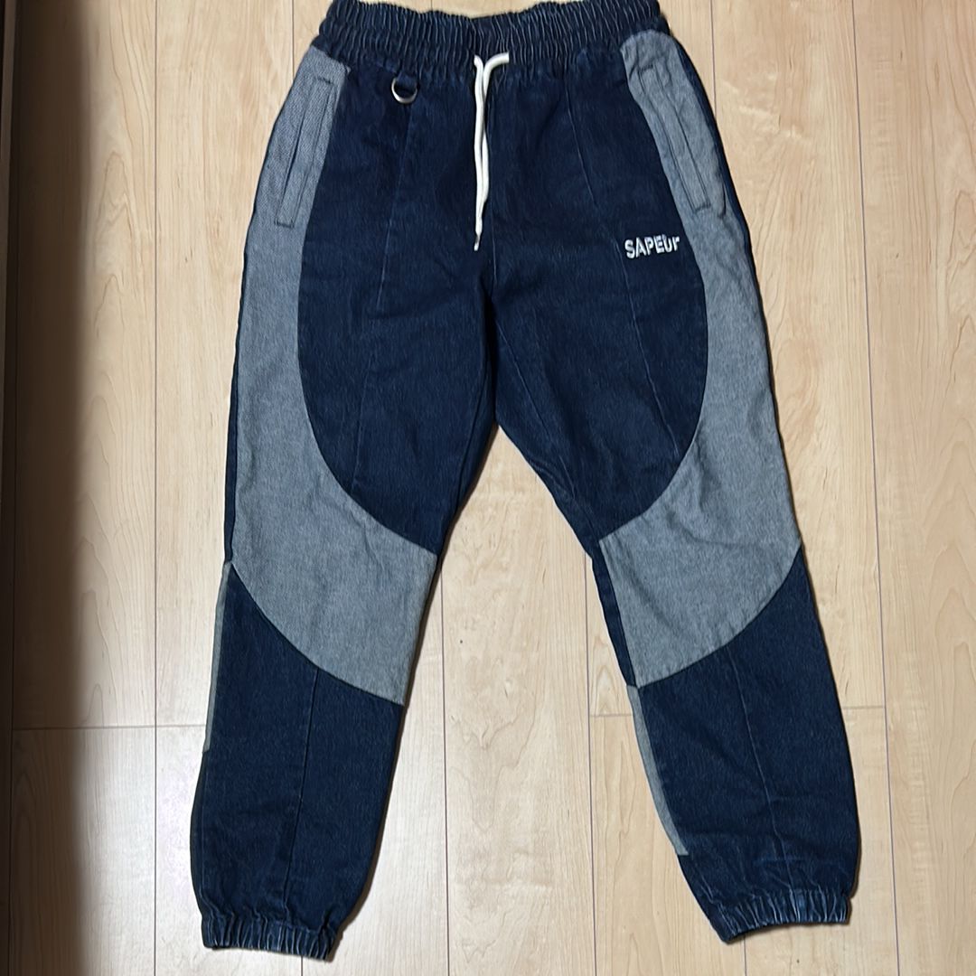 SAPEur DENIM TRACK PANTS "Indigo"