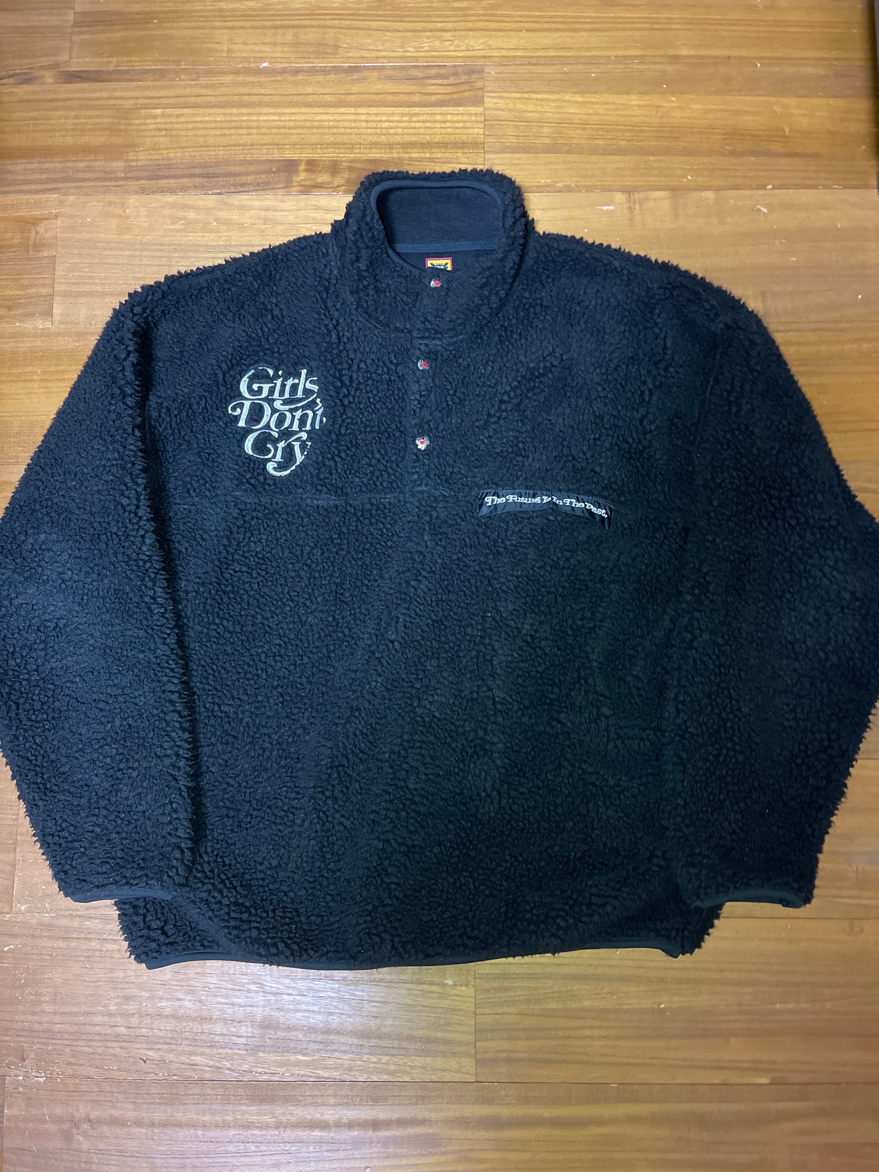 HUMAN MADE Girls Don ’t Cry fleece jacket "Black" / VERDY