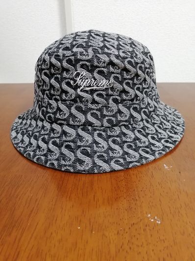 Supreme Monogram Denim Crusher "Black"