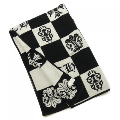 クロムハーツ CHROME HEARTS TOWEL BEACH CHECKERBOARD CH CHKB MULTI 501207090AYCXXX176 バスタオル