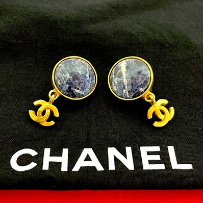 CHANEL シャネル ココマーク マーブルストーン GP イヤリング ゴールド
10734