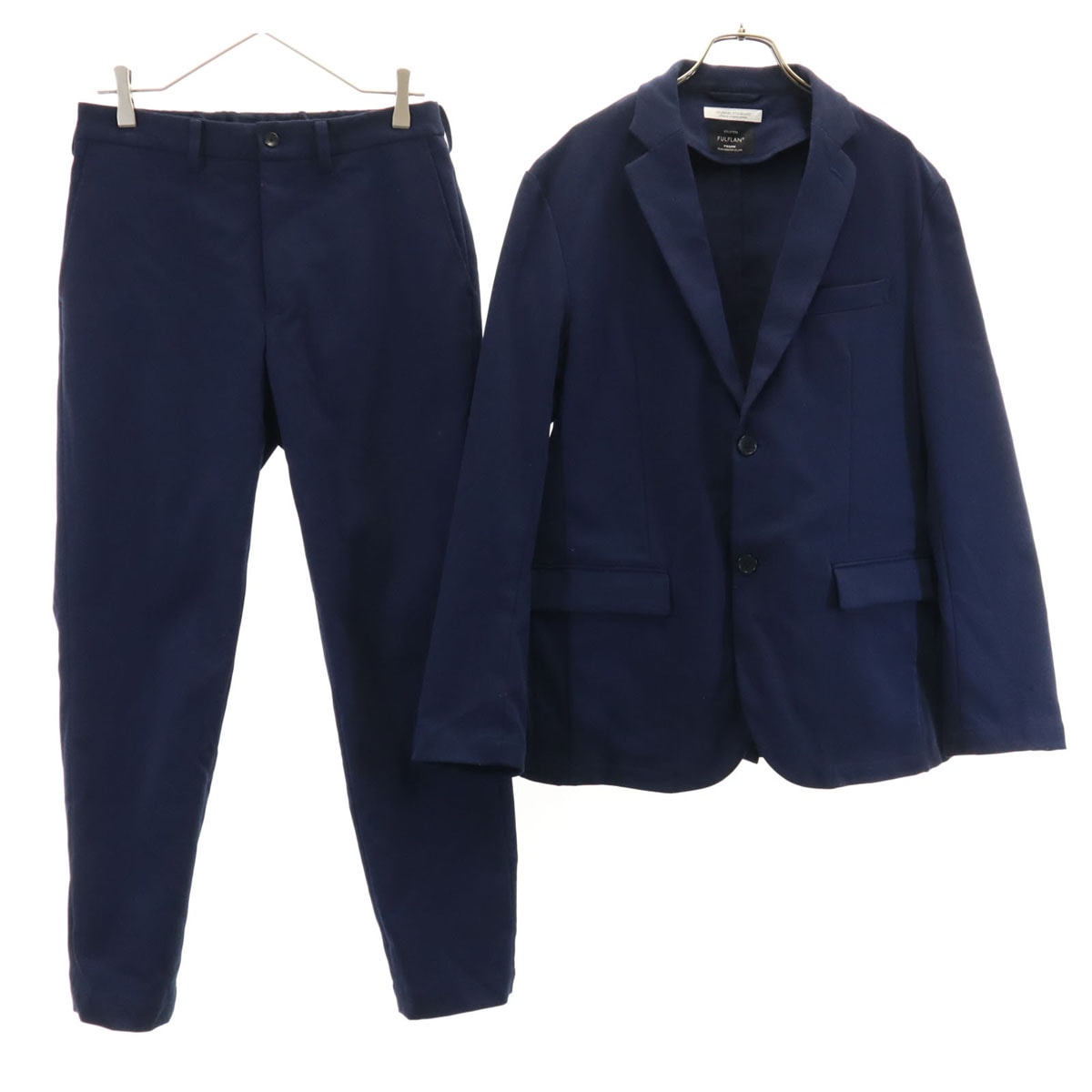JOURNAL STANDARD ジャーナルスタンダード ソロテックス フルフラン スーツ 上下セットアップ L/M ネイビー