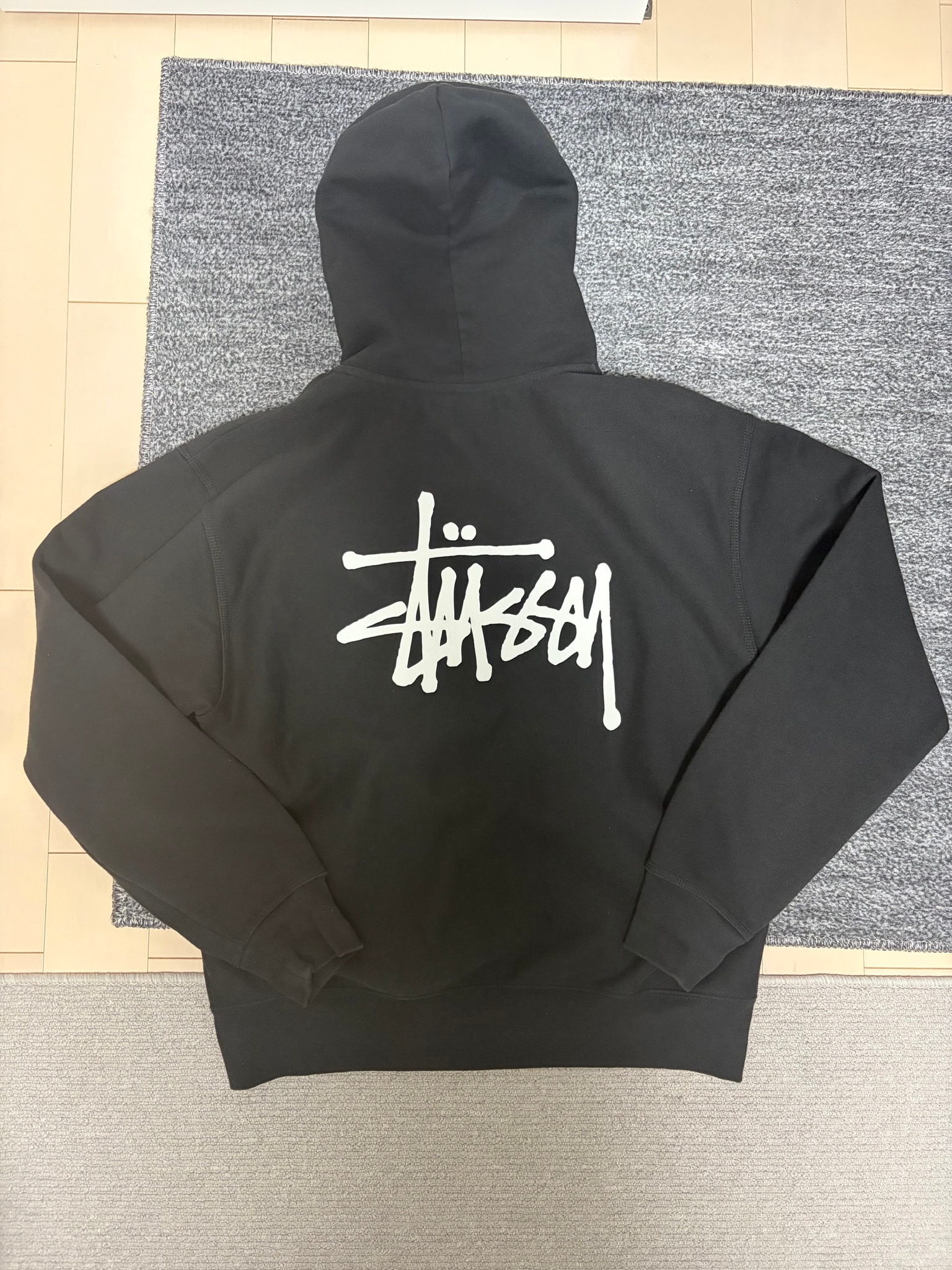 Stussy BASIC STUSSY ZIP HOODIE "Black"