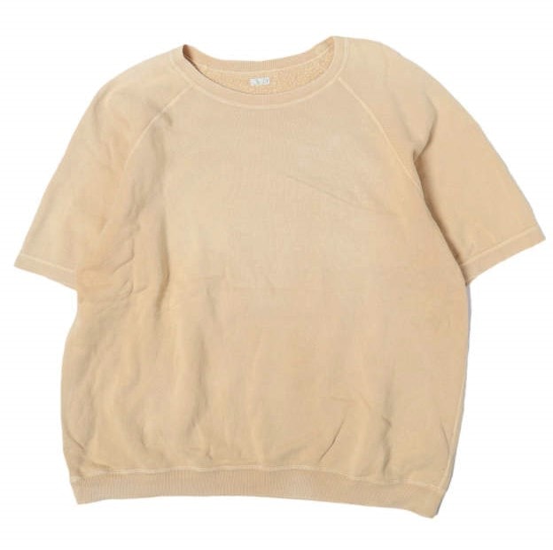 A.PRESSE アプレッセ 23SS 日本製 S/S Vintage Sweatshirt ショートスリーブヴィンテージスウェットシャツ 23SAP-05-05K 3 YELLOW トレーナー 半袖  トップス g27440