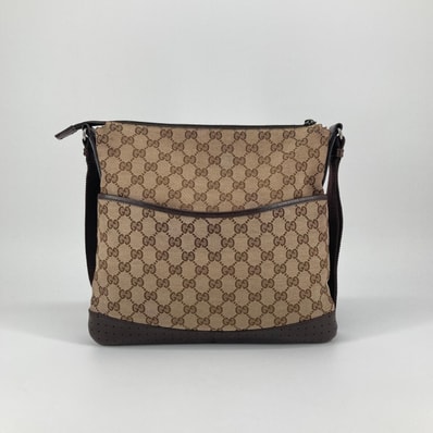 GUCCI(グッチ) GGキャンバス 145857 ショルダーバッグ ベージュ