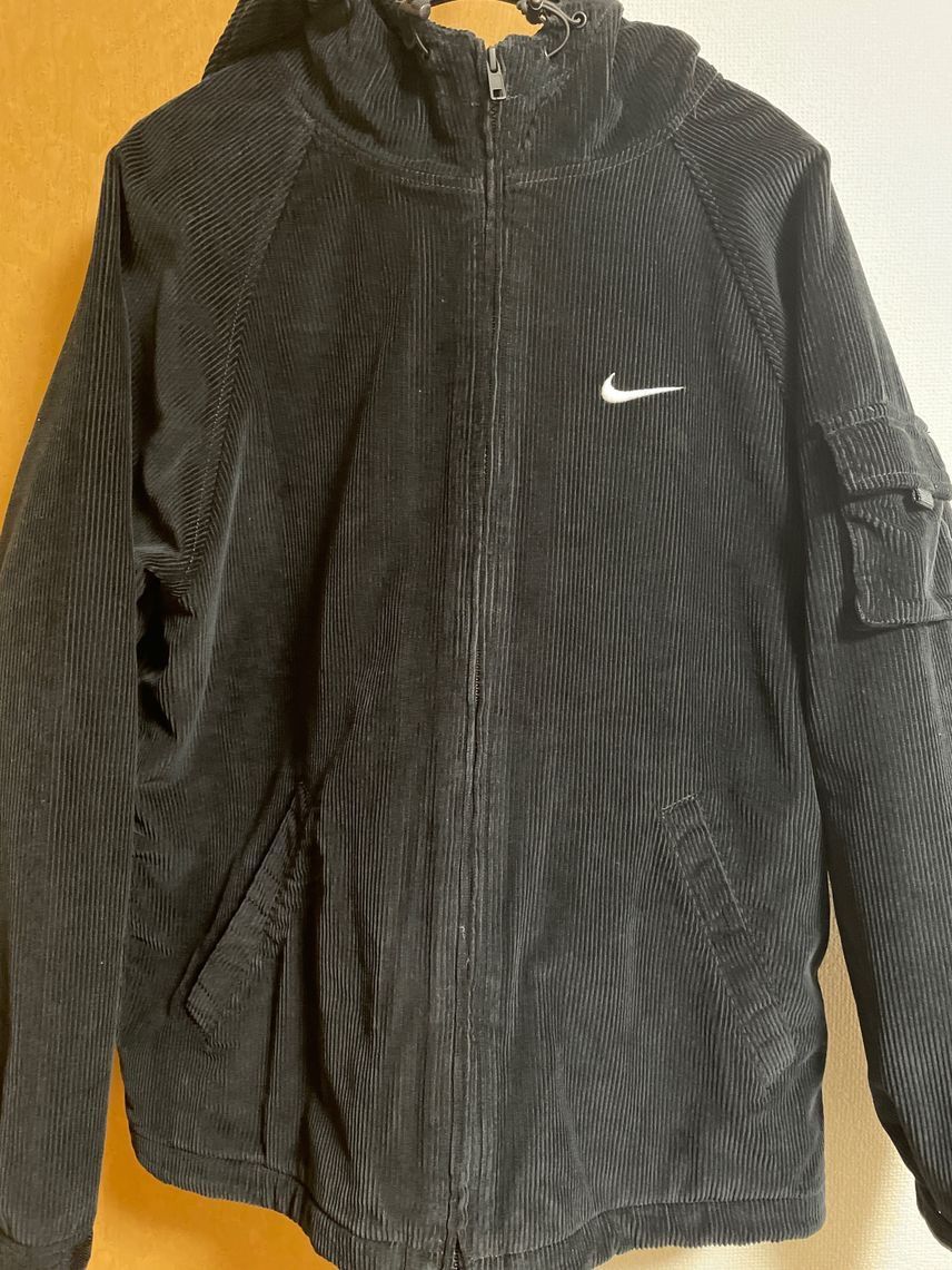 Supreme / Nike Arc Corduroy Hooded Jacket "Black"