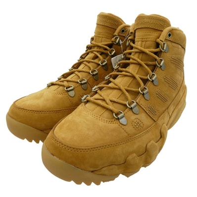 NIKE AIR JORDAN ナイキ ジョーダン スニーカー AR4491-700 25年製 AIR JORDAN 9 RETRO BOOT NRG AJ9 レトロ ブーツ ハイカット スニーカー ブラウン系 27cm【極上美品】【中古】