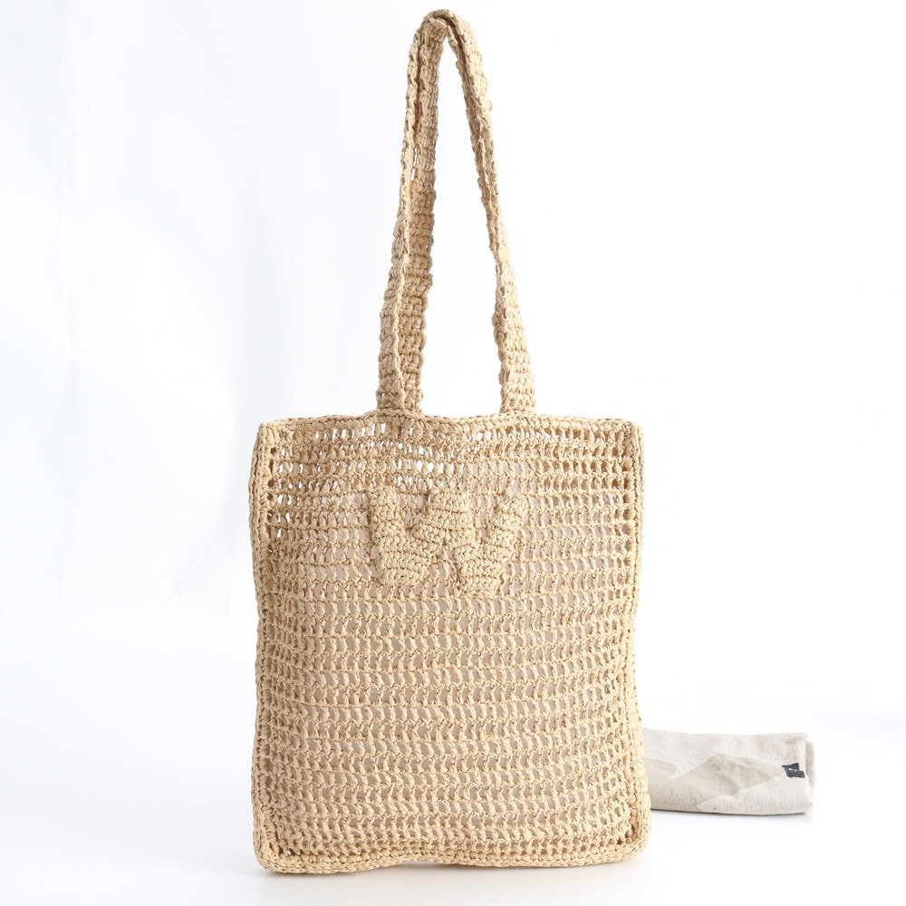 ■美品 マックスマーラ ウィークエンド ラフィア サルーン マクラメ